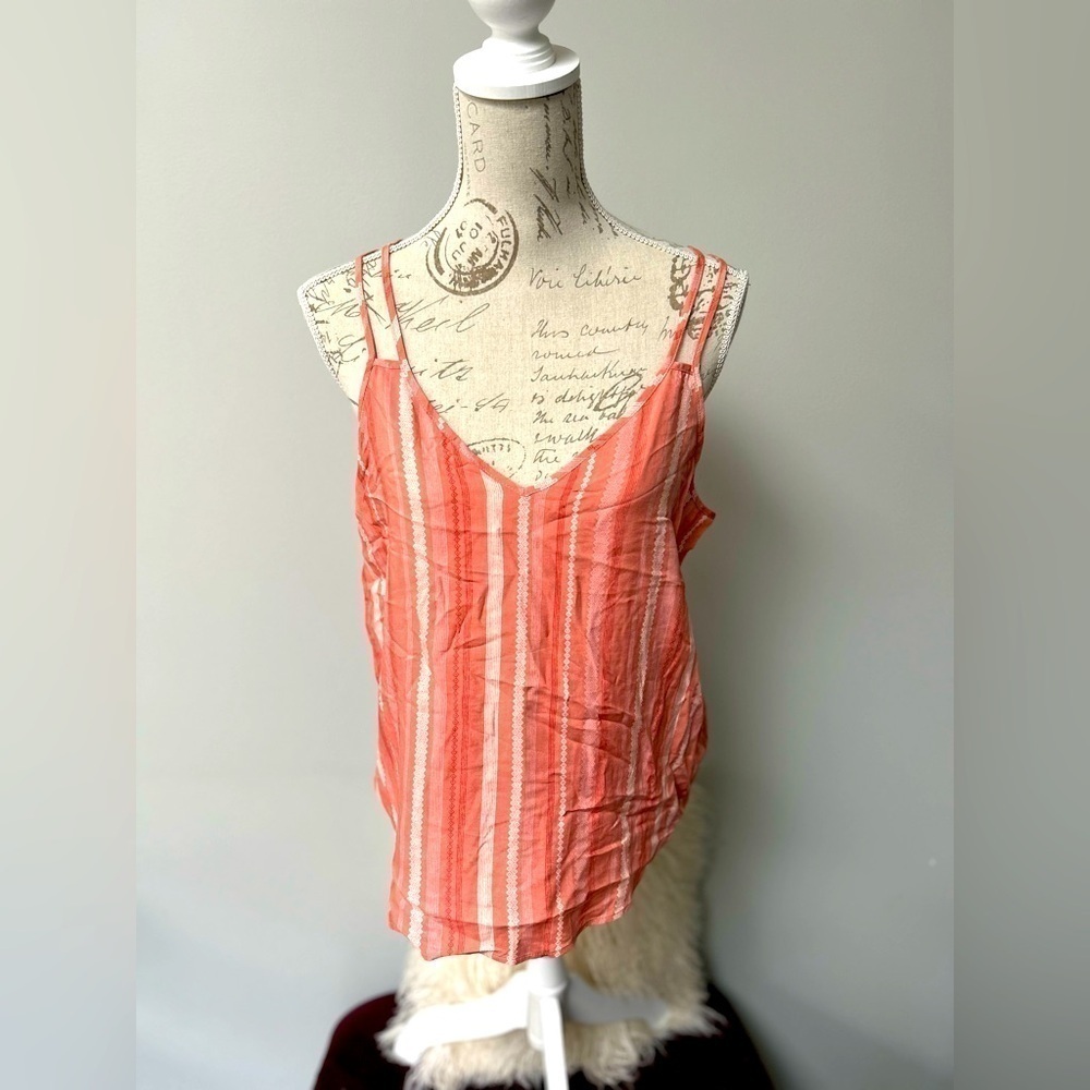Camisole coral striped